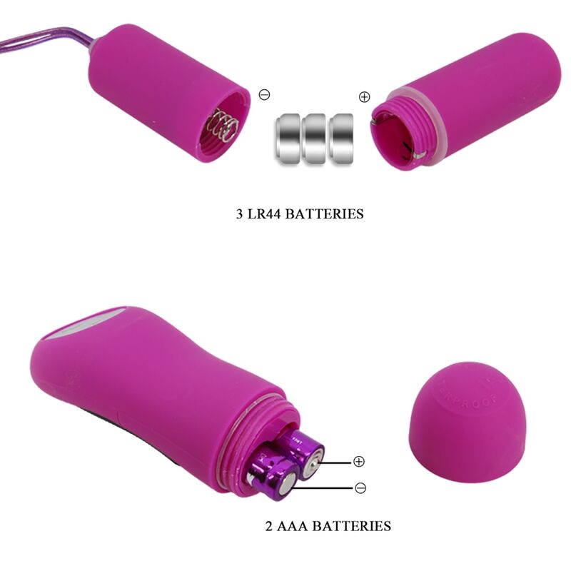 BAILE - TANGA CON BALA VIBRADORA Y MANDO MORADO BAILE STIMULATING