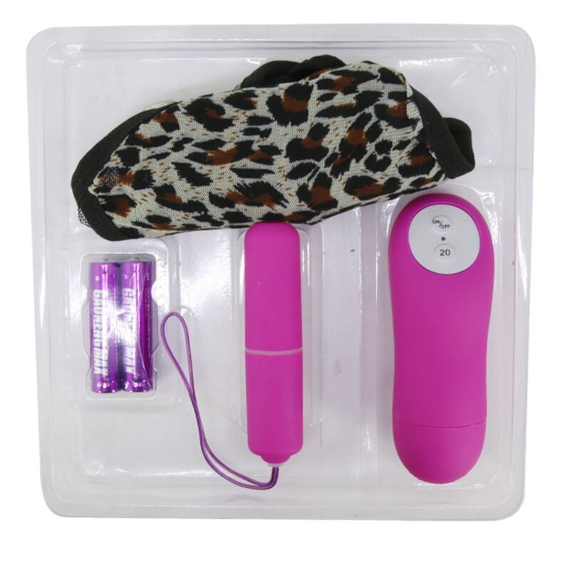 BAILE - TANGA CON BALA VIBRADORA Y MANDO MORADO BAILE STIMULATING