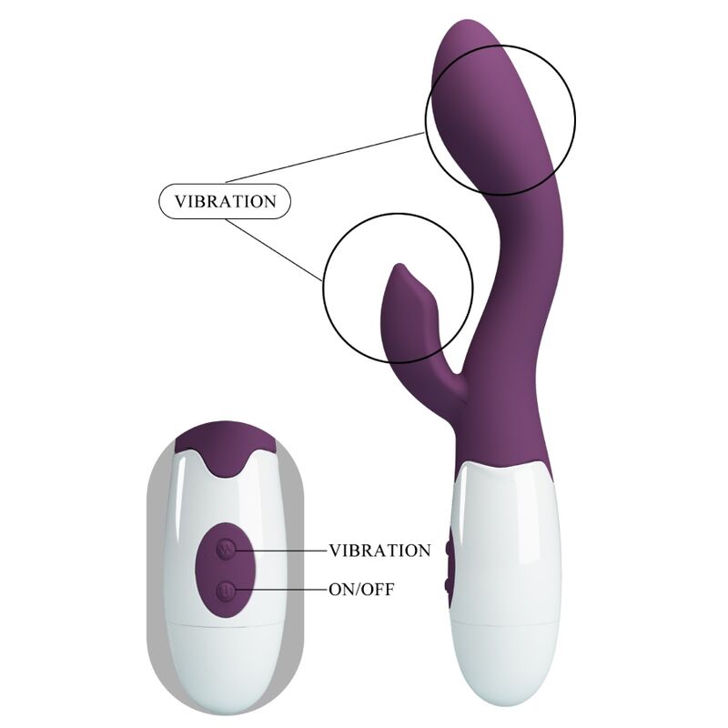 PRETTY LOVE - BRIGHTY VIBRADOR PUNTO G MORADO PRETTY LOVE FLIRTATION