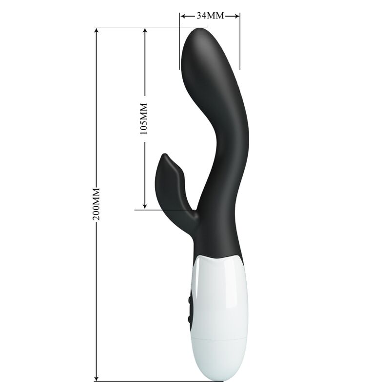 PRETTY LOVE - BRIGHTY VIBRADOR PUNTO G NEGRO PRETTY LOVE FLIRTATION