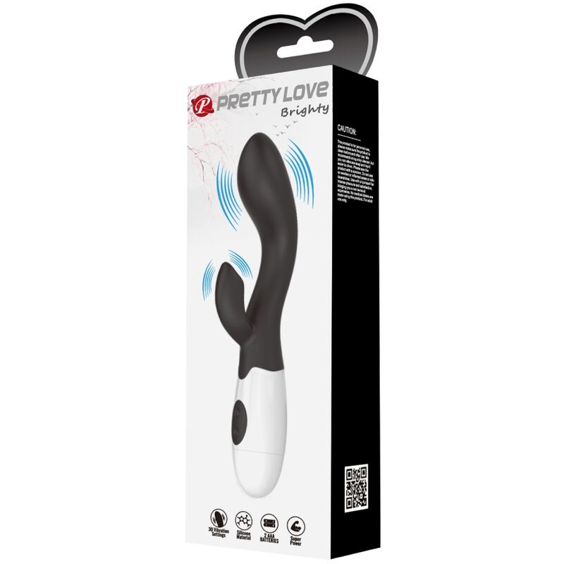 PRETTY LOVE - BRIGHTY VIBRADOR PUNTO G NEGRO PRETTY LOVE FLIRTATION