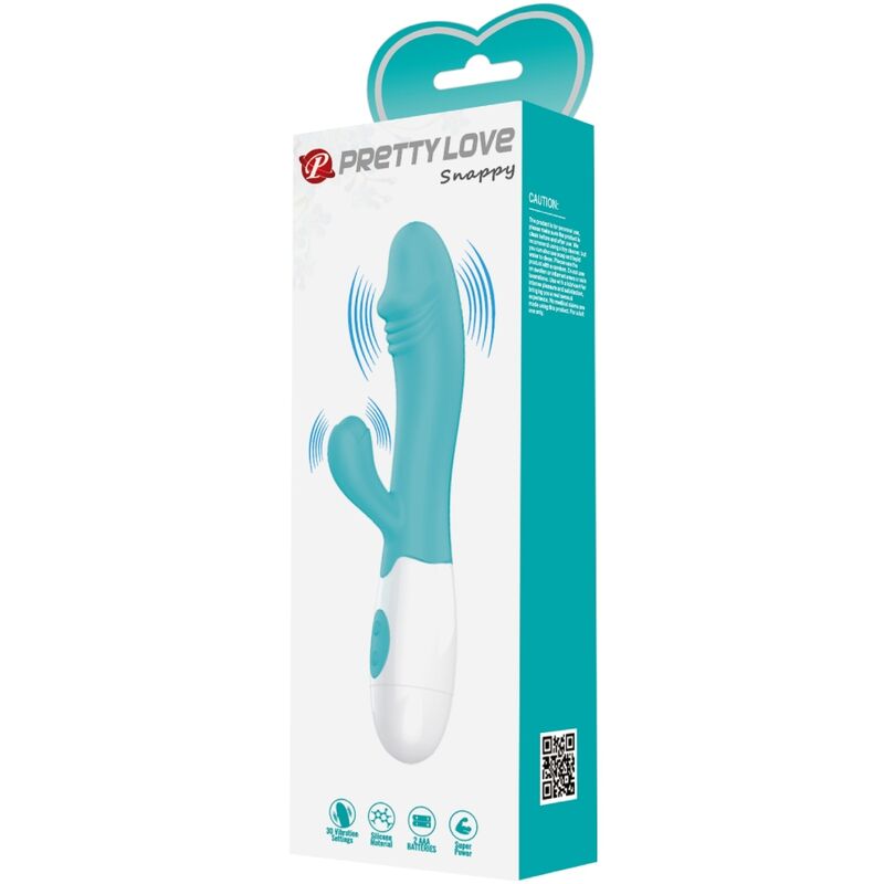 PRETTY LOVE - SNAPPY VIBRADOR PUNTO G VERDE AGUA PRETTY LOVE FLIRTATION