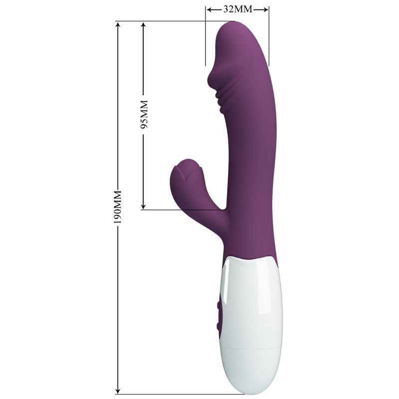 PRETTY LOVE - SNAPPY VIBRADOR PUNTO G MORADO PRETTY LOVE FLIRTATION