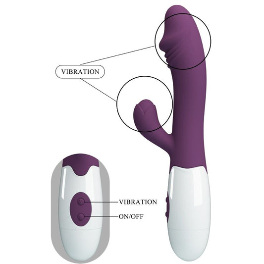 PRETTY LOVE - SNAPPY VIBRADOR PUNTO G MORADO PRETTY LOVE FLIRTATION