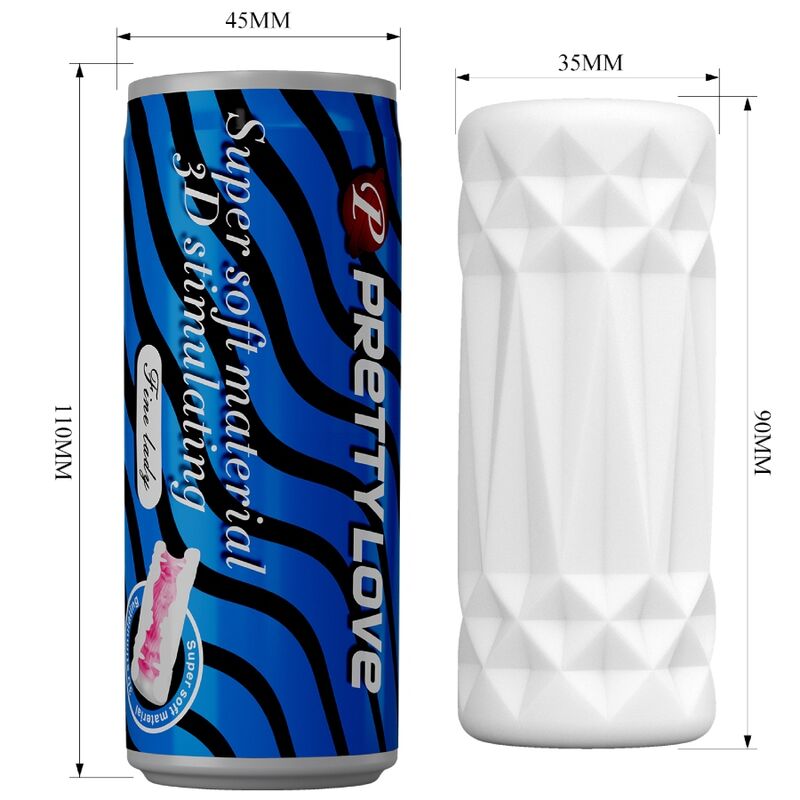 PRETTY LOVE - LATA MASTURBADOR MASCULINO 3D MODELO 2 PRETTY LOVE MALE