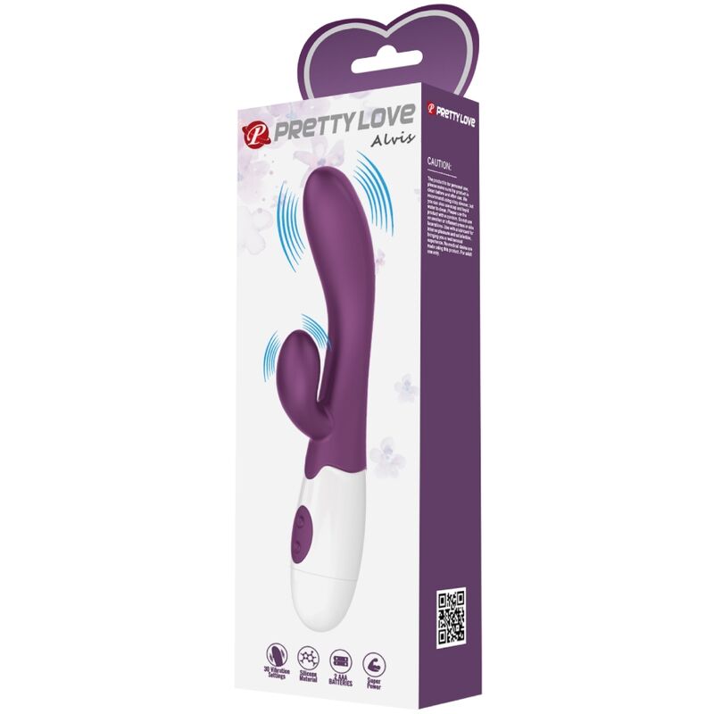 PRETTY LOVE - ALVIS VIBRADOR RABBIT & PUNTO G MORADO PRETTY LOVE FLIRTATION
