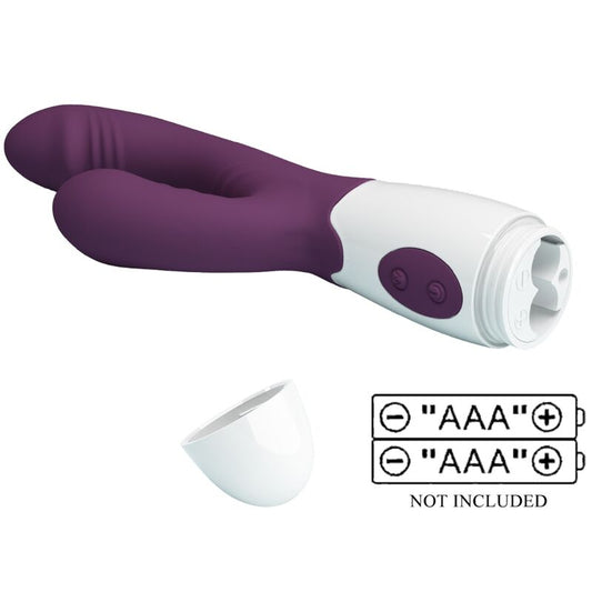 PRETTY LOVE - ANDRE VIBRADOR RABBIT & ESTIMULADOR PUNTO G MORADO PRETTY LOVE FLIRTATION