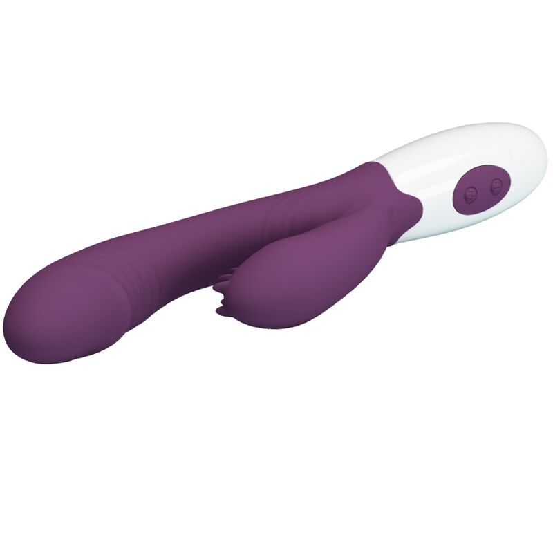 PRETTY LOVE - ANDRE VIBRADOR RABBIT & ESTIMULADOR PUNTO G MORADO PRETTY LOVE FLIRTATION