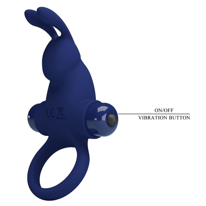PRETTY LOVE - JIRO ANILLO RABBIT CON VIBRACIÓN AZUL PRETTY LOVE MALE