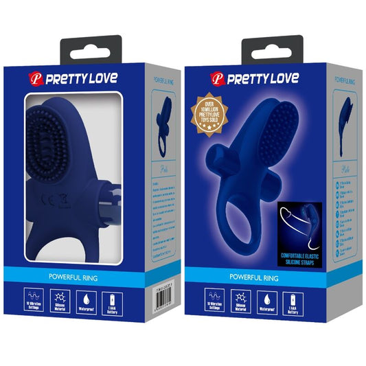 PRETTY LOVE - PALLE ANILLO CON VIBRACIÓN AZUL PRETTY LOVE MALE