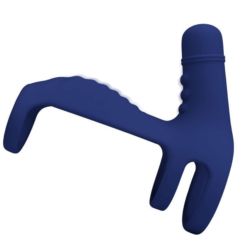 PRETTY LOVE - ELISH ANILLO VIBRADOR CON EXTENSIÓN AZUL PRETTY LOVE MALE
