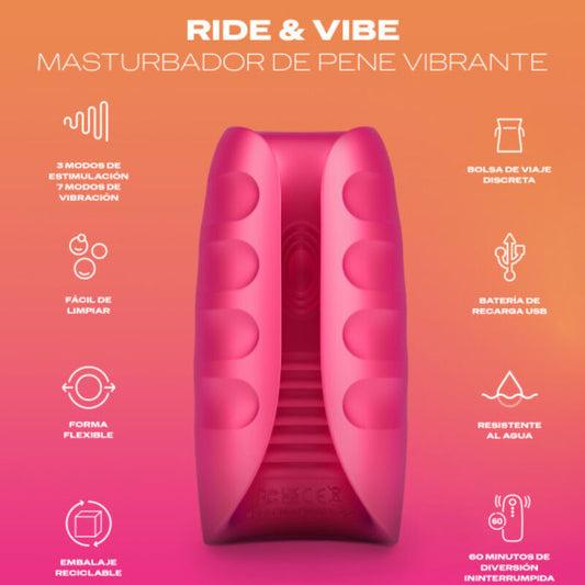 DUREX - TOY MASTURBADOR VIBRADOR RIDE & VIBE DUREX TOYS