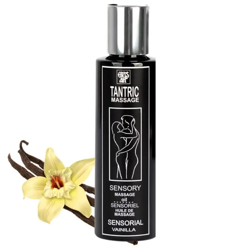 EROS-ART - ACEITE MASAJE TANTRICO NATURAL Y AFRODISÍACO VAINILLA 100 ML EROS-ART