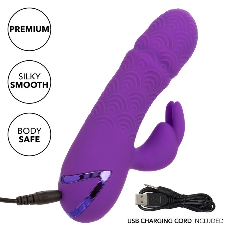 CALEXOTICS - MANHATTAN BEACH MARVEL VIBRADOR RABBIT MORADO BY CALIFORNIA DREAMING CALEXOTICS