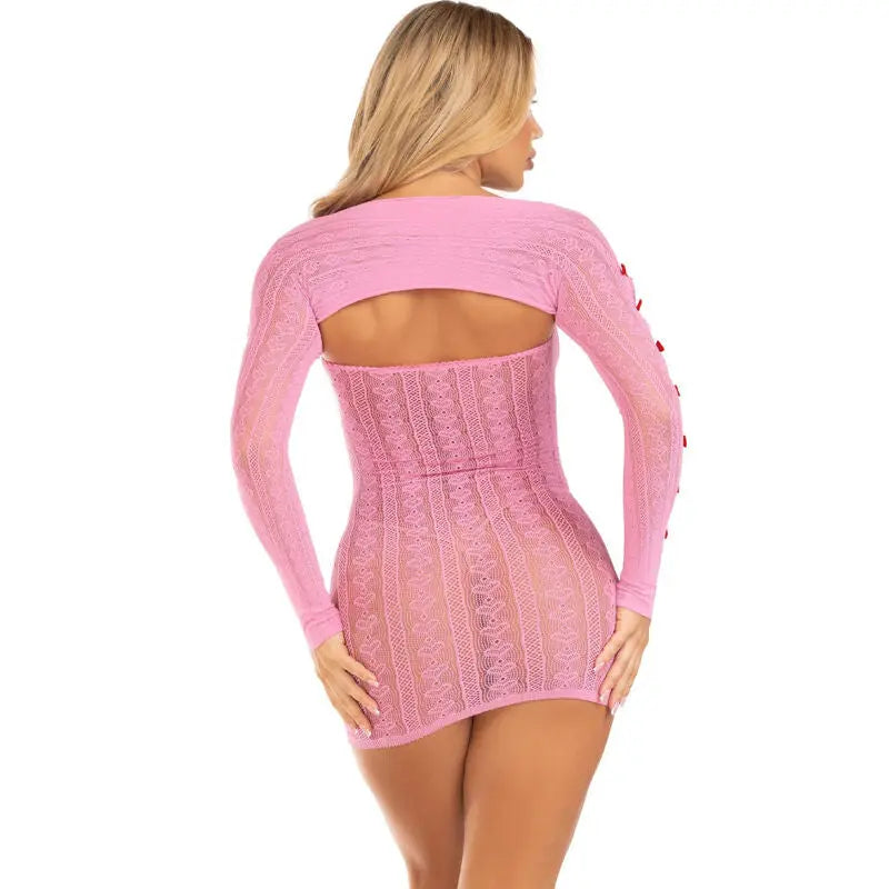 LEG AVENUE - VESTIDO CORAZON & LAZOS ROSA TALLA ÚNICA LEG AVENUE DRESSES