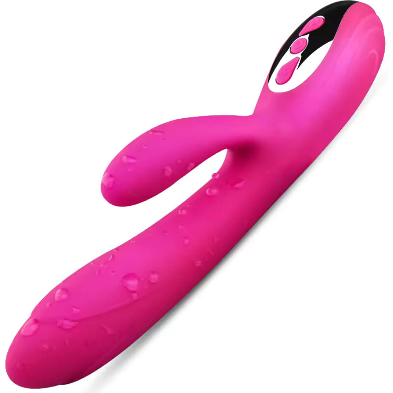 ARMONY - VIBRADOR & ESTIMULADOR FLEXIBLE EFECTO CALOR FUCSIA ARMONY VIBRATORS