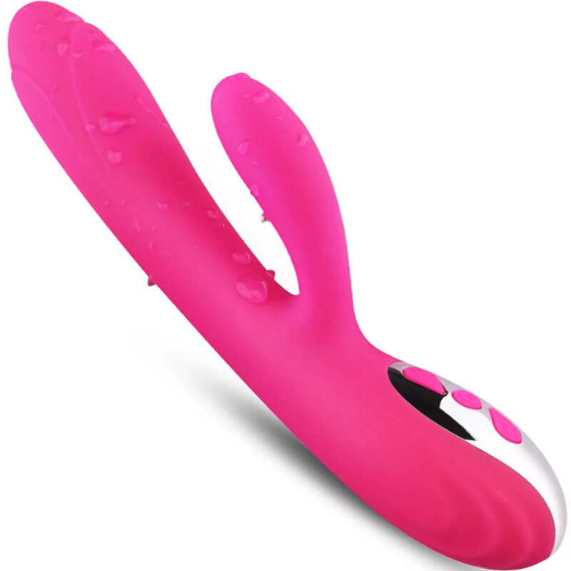 ARMONY - VIBRADOR & ESTIMULADOR FLEXIBLE EFECTO CALOR FUCSIA ARMONY VIBRATORS