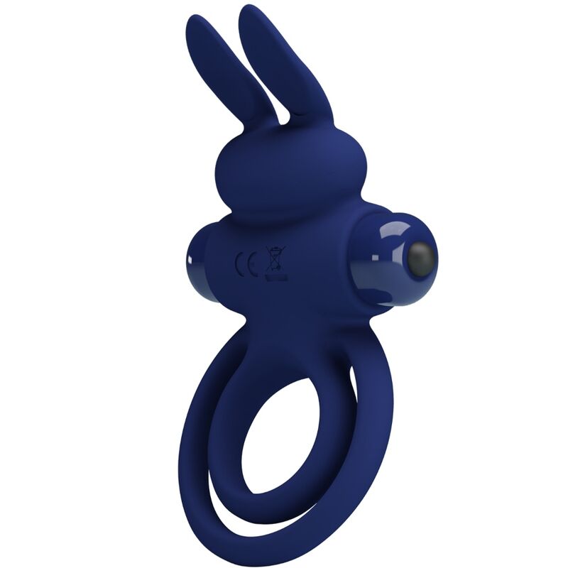 PRETTY LOVE - DAREY DOBLE ANILLO VIBRADOR RABBIT AZUL PRETTY LOVE MALE