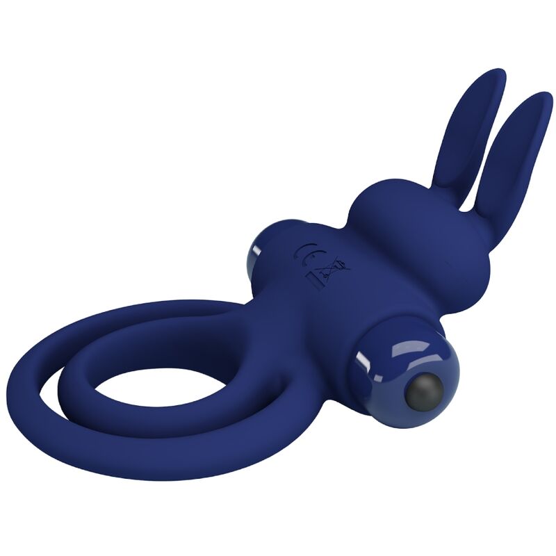PRETTY LOVE - DAREY DOBLE ANILLO VIBRADOR RABBIT AZUL PRETTY LOVE MALE