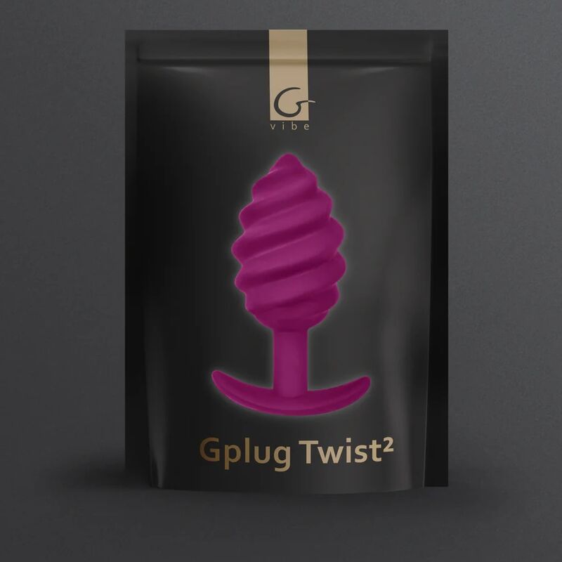 G-VIBE - GPLUG TWIST 2 PLUG ANAL MORADO G-VIBE