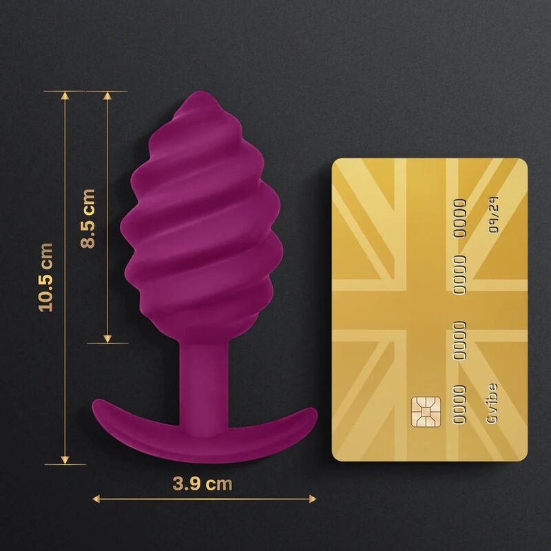 G-VIBE - GPLUG TWIST 2 PLUG ANAL MORADO G-VIBE