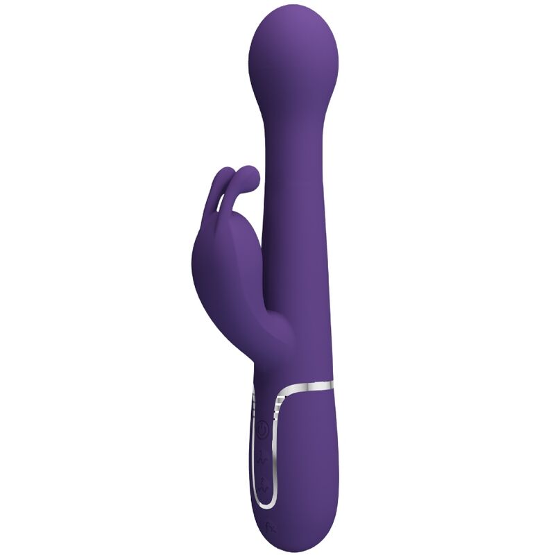 PRETTY LOVE - DEJON VIBRADOR RABBIT 3 EN 1 MULTIFUNCIÓN MORADO PRETTY LOVE FLIRTATION