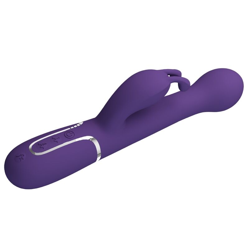 PRETTY LOVE - DEJON VIBRADOR RABBIT 3 EN 1 MULTIFUNCIÓN MORADO PRETTY LOVE FLIRTATION