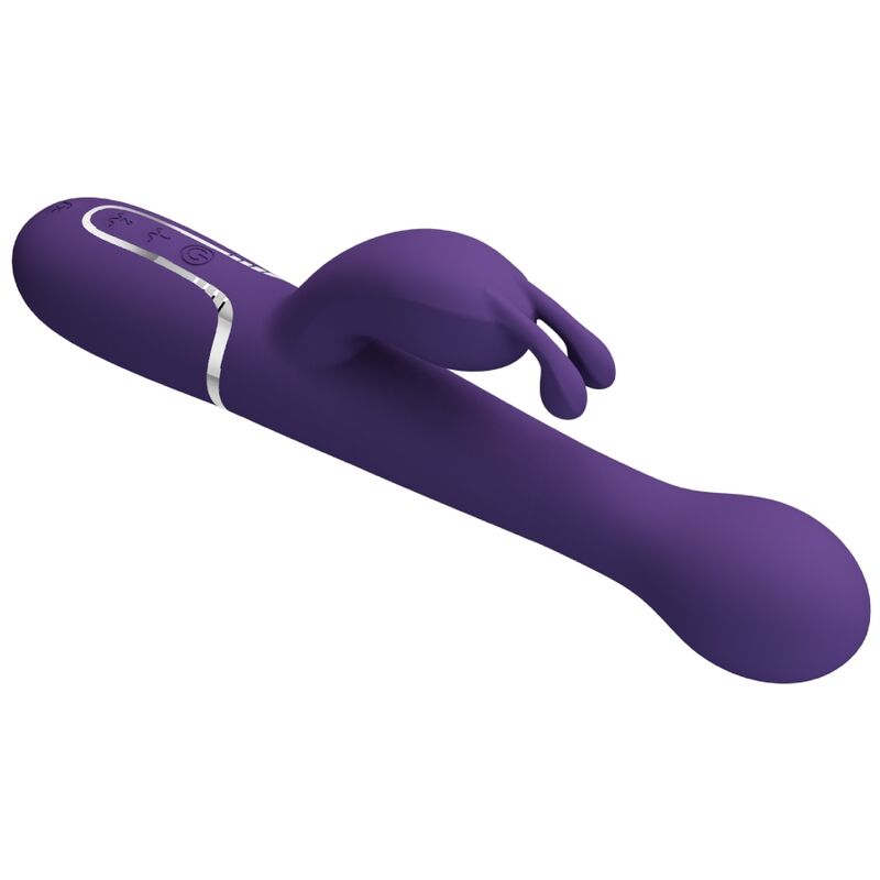 PRETTY LOVE - DEJON VIBRADOR RABBIT 3 EN 1 MULTIFUNCIÓN MORADO PRETTY LOVE FLIRTATION