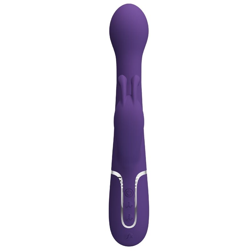 PRETTY LOVE - DEJON VIBRADOR RABBIT 3 EN 1 MULTIFUNCIÓN MORADO PRETTY LOVE FLIRTATION