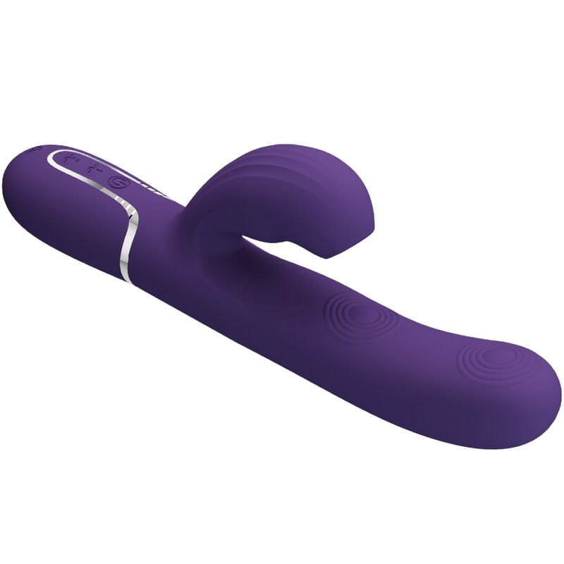 PRETTY LOVE - PERLITA VIBRADOR PUNTO G 3 EN 1 MULTIFUNCIÓN MORADO PRETTY LOVE FLIRTATION