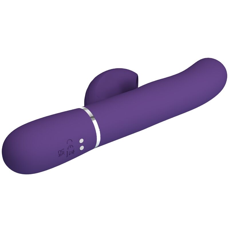 PRETTY LOVE - PERLITA VIBRADOR PUNTO G 3 EN 1 MULTIFUNCIÓN MORADO PRETTY LOVE FLIRTATION