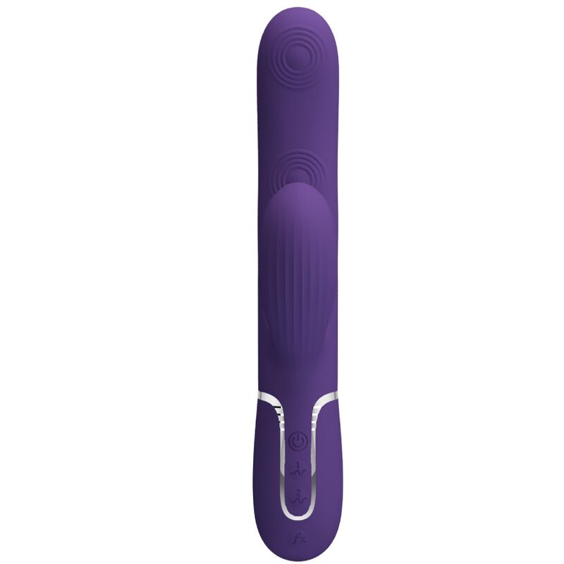 PRETTY LOVE - PERLITA VIBRADOR PUNTO G 3 EN 1 MULTIFUNCIÓN MORADO PRETTY LOVE FLIRTATION