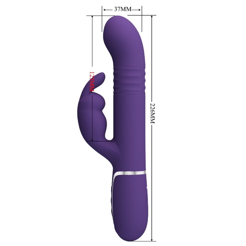PRETTY LOVE - COALE VIBRADOR RABBIT 4 EN 1 MORADO PRETTY LOVE FLIRTATION