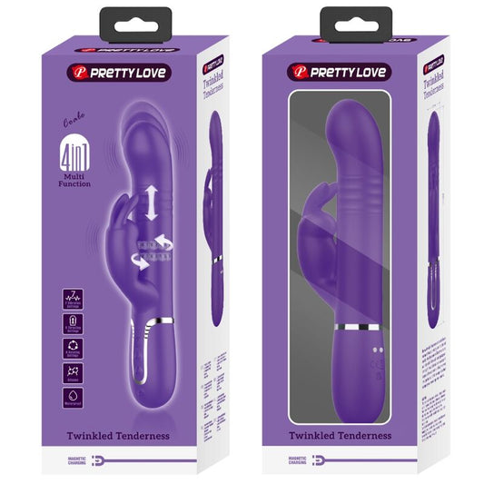 PRETTY LOVE - COALE VIBRADOR RABBIT 4 EN 1 MORADO PRETTY LOVE FLIRTATION