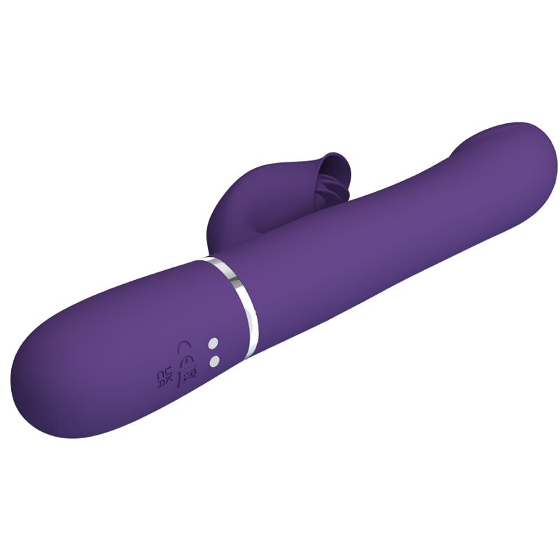 PRETTY LOVE - ZALIN VIBRADOR RABBIT PERLAS 4 EN 1 MORADO PRETTY LOVE FLIRTATION
