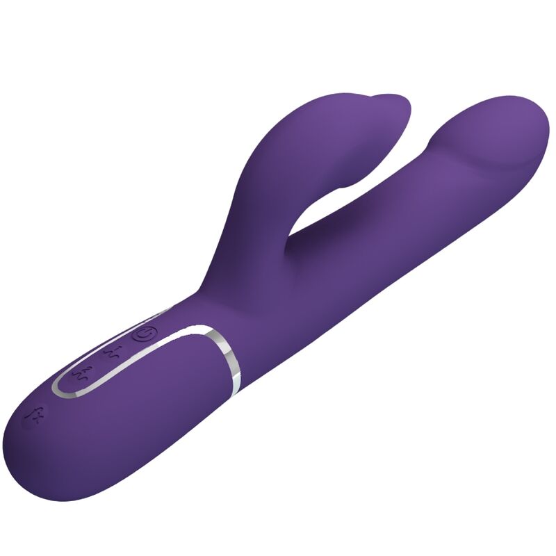 PRETTY LOVE - ZALIN VIBRADOR RABBIT PERLAS 4 EN 1 MORADO PRETTY LOVE FLIRTATION