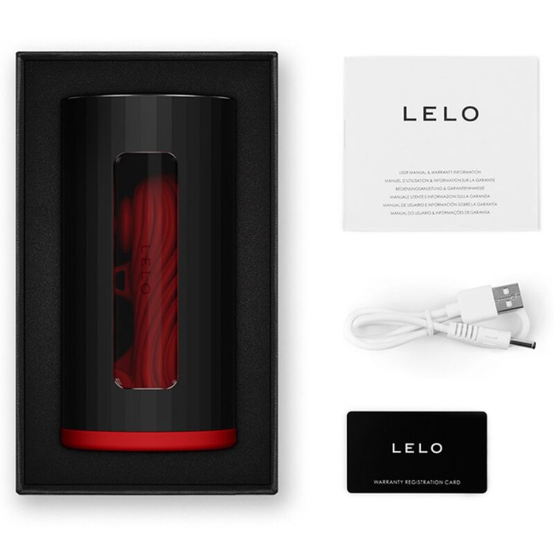 LELO - F1S V3 MASTURBADOR MASCULINO ROJO LELO