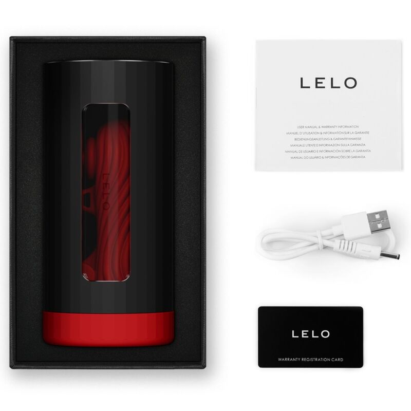 LELO - F1S V3 MASTURBADOR MASCULINO ROJO XL LELO