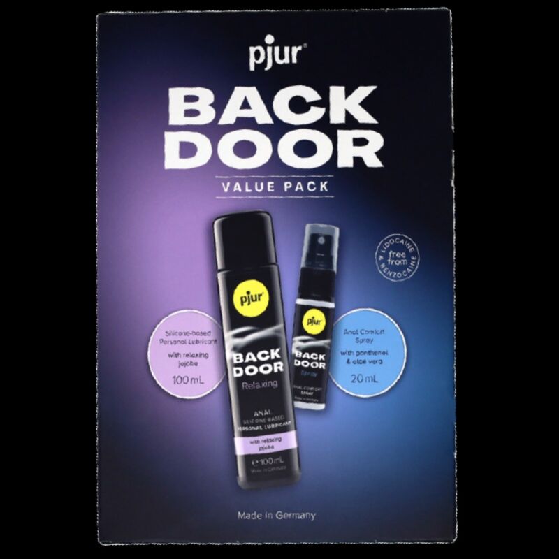 PJUR - BACK DOOR SET DE LUBRICANTE ANAL Y SPRAY PJUR
