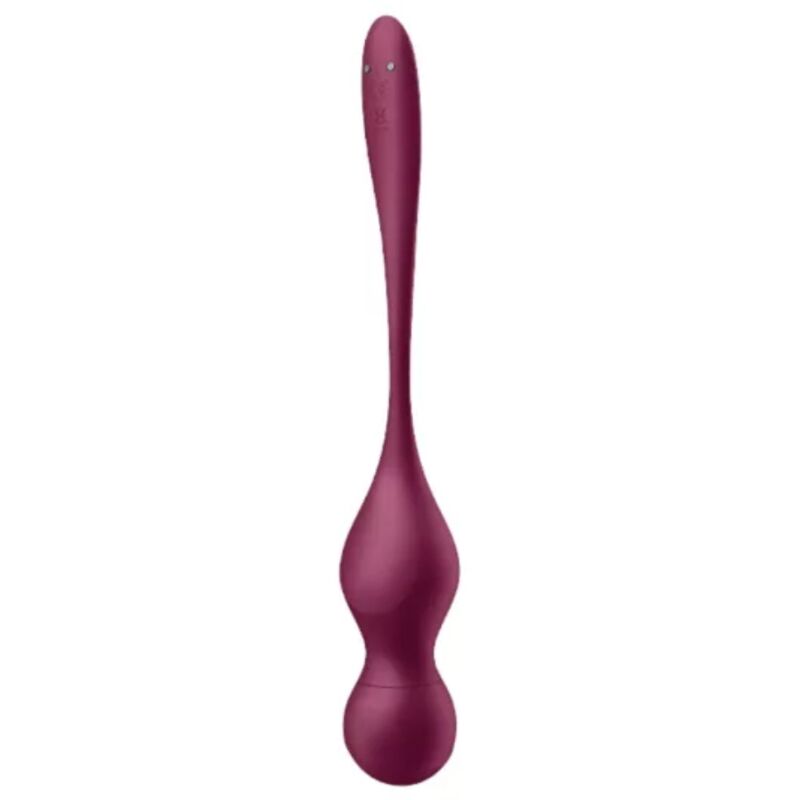 SATISFYER - LOVE BIRDS VARY BOLAS VIBRADORES APP GRATUITA ROJO VINO SATISFYER VIBRATOR