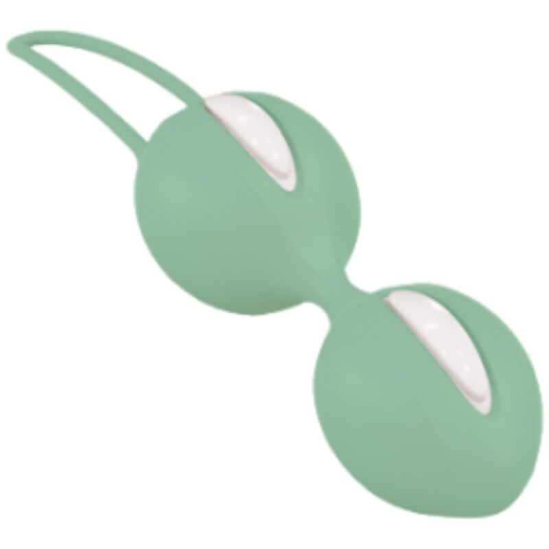 FUN FACTORY - SMARTBALLS DUO BOLAS PELVICAS BLANCO / VERDE PISTACHO FUN FACTORY
