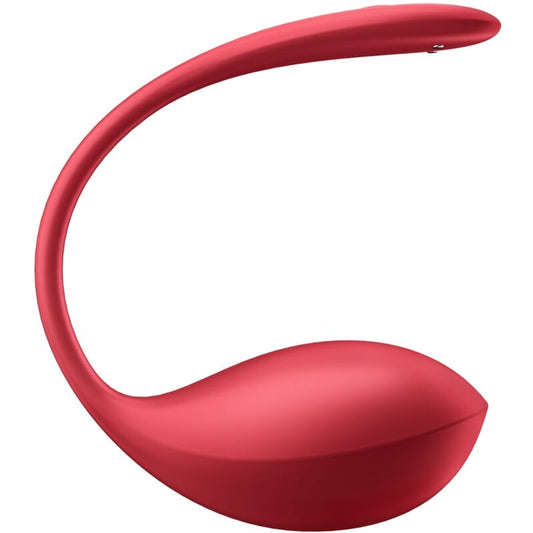SATISFYER - SHINY PETAL ESTIMULADOR PUNTO G CONTROL REMOTO ROJO APP GRATUITA SATISFYER PARTNER