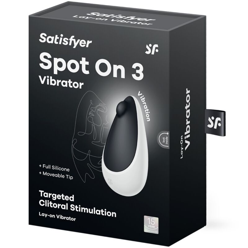 SATISFYER - SPOT ON 3 ESTIMULADOR DE CLÍTORIS NEGRO SATISFYER VIBRATOR
