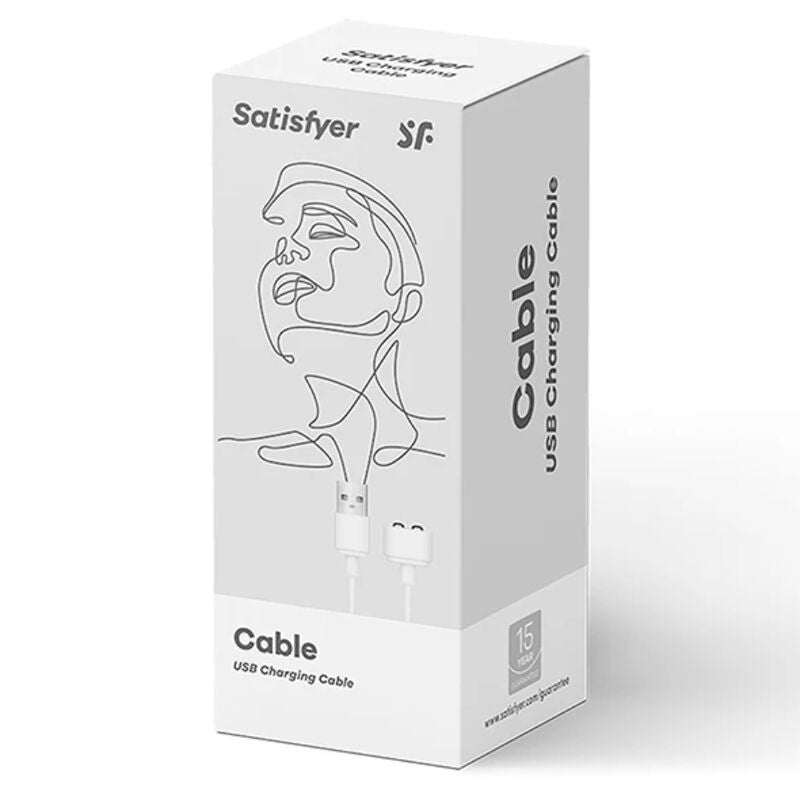 SATISFYER - CABLE USB CARGADOR BLANCO SATISFYER