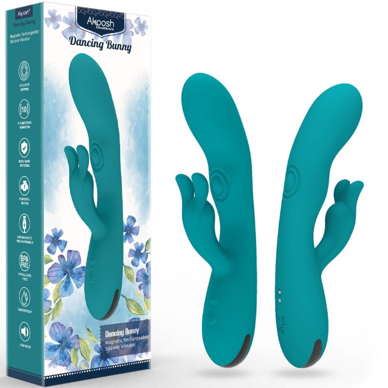 ARMONY - DANCING BUNNY VIBRADOR RABBIT 10 VELOCIDADES VERDE ARMONY VIBRATORS