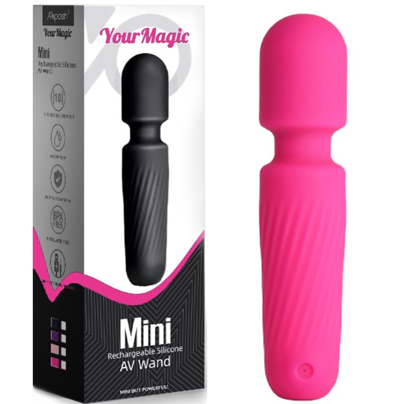 ARMONY - YOUR MAGIC MASAJEADOR & VIBRADOR RECARGABLE 10 VIBRACIONES ROSA ARMONY MASSAGERS