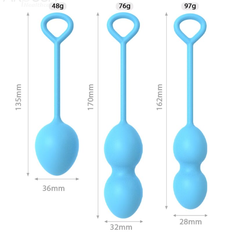 ARMONY - ANABIOSIS PESAS VAGINALES 3 NIVELES AZUL ARMONY WEARABLES