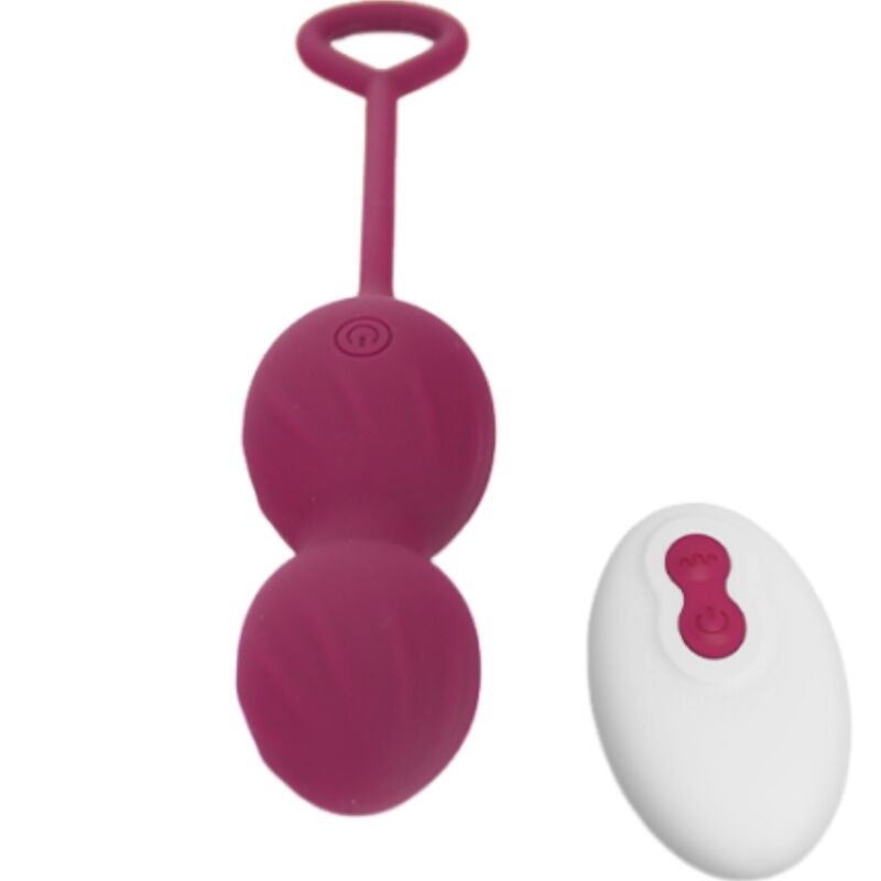 ARMONY - BLOSSOMS PESAS VAGINALES VIBRADOR CONTROL REMOTO 10 VIBRACIONES ROJO OSCURO ARMONY VIBRATORS