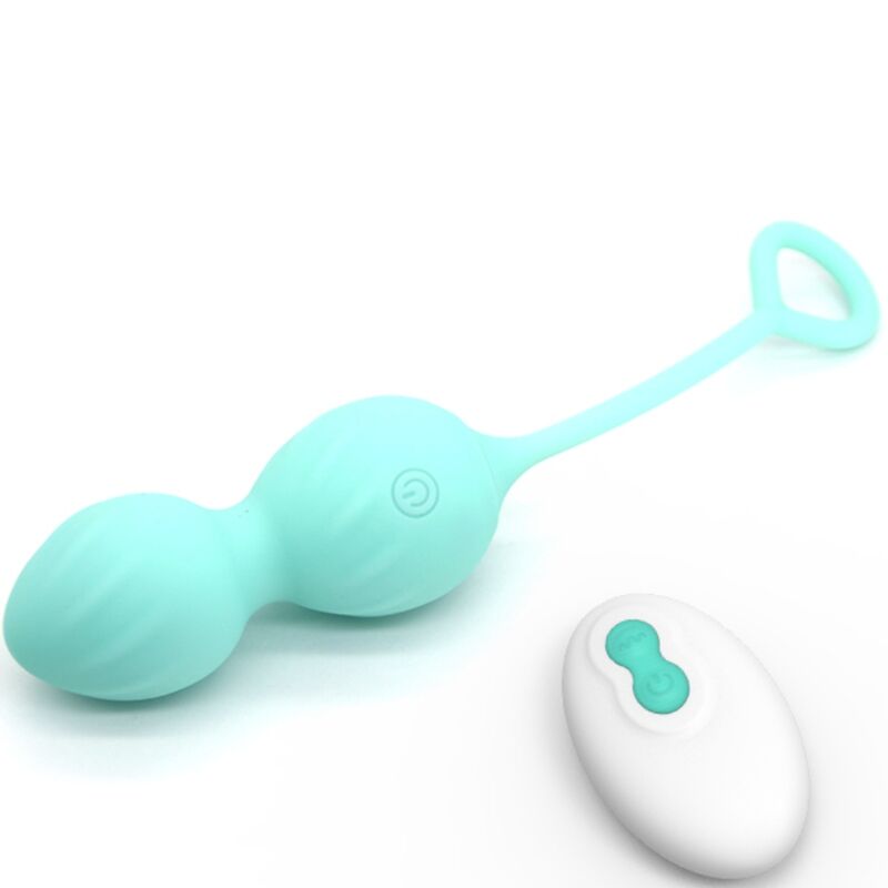 ARMONY - BLOSSOMS PESAS VAGINALES VIBRADOR CONTROL REMOTO 10 VIBRACIONES VERDE ARMONY VIBRATORS