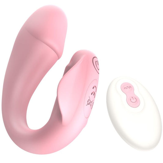 ARMONY - FRESHFUN CICI VIBRADOR STRAP-ON CONTROL REMOTO Y APP 10 VIBRACIONES ROSA ARMONY VIBRATORS
